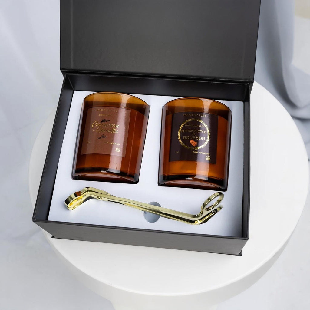 Duo Gift Set (12 oz / 355ml) - Includes limited edition amber glass jars